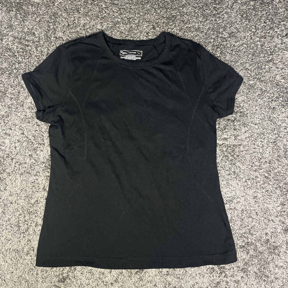 tek gear tops women Black Large Short Sleeves